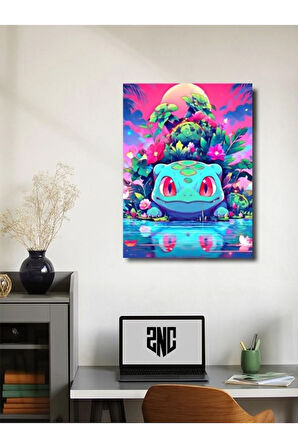Bulbasaur - Pokemon - Anime & Manga Posterleri, Özel Tasarım Kağıt Poster