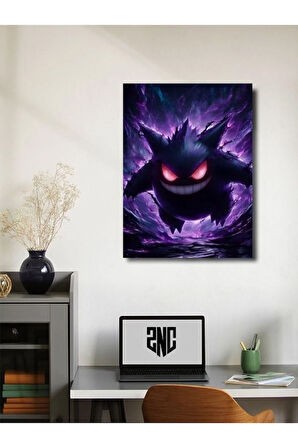 Gengar - Pokemon - Anime & Manga Posterleri, Özel Tasarım Kağıt Poster