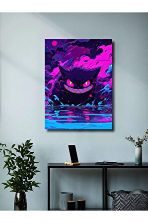 Gengar - Pokemon - Anime & Manga Posterleri, Özel Tasarım Kağıt Poster