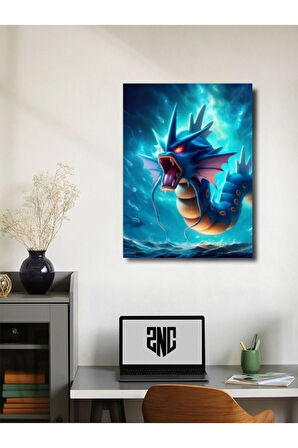 Gyarados - Pokemon - Anime & Manga Posterleri, Özel Tasarım Kağıt Poster