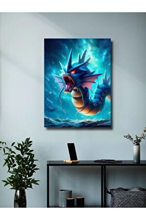 Gyarados - Pokemon - Anime & Manga Posterleri, Özel Tasarım Kağıt Poster