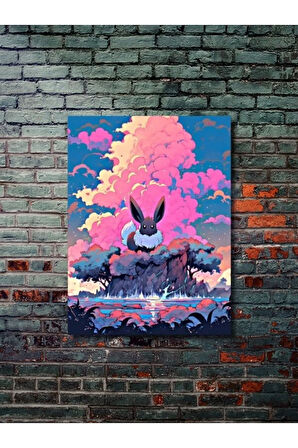 Eevee - Pokemon - Anime & Manga Posterleri, Özel Tasarım Kağıt Poster