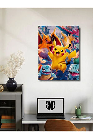 Pokemon Posterleri - Anime & Manga Posterleri, Özel Tasarım Kağıt Poster
