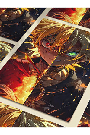 Nanatsu - The Seven Deadly Sins - Anime & Manga Posterleri, Özel Tasarım Kağıt Poster, Duvar Sanatı