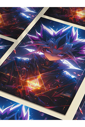 Yugi Moto, Yugioh Posterleri, Özel Tasarım Kağıt Poster, Duvar Sanatı