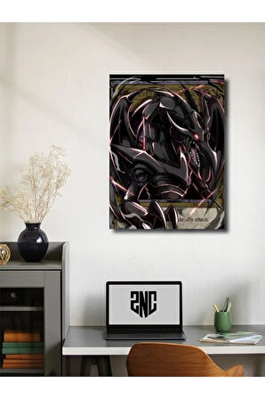 Kırmızı Gözlü Siyah Ejder - Yugioh - Anime & Manga Posterleri, Özel Tasarım Kağıt Poster