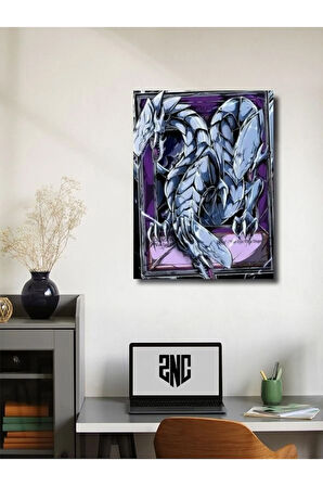 Mavi Gözlü Beyaz Ejder - Yugioh - Anime & Manga Posterleri, Özel Tasarım Kağıt Poster