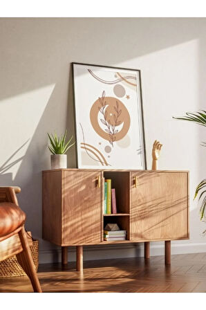 Bohem Minimalist Tasarım, Boho Sanatı Posterleri, Özel Tasarım Kağıt Poster