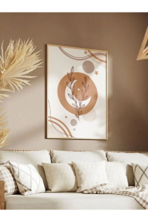 Bohem Minimalist Tasarım, Boho Sanatı Posterleri, Özel Tasarım Kağıt Poster