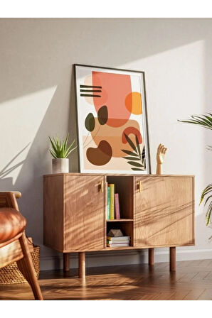 Bohem Minimalist Tasarım, Boho Sanatı Posterleri, Özel Tasarım Kağıt Poster