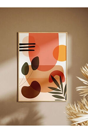 Bohem Minimalist Tasarım, Boho Sanatı Posterleri, Özel Tasarım Kağıt Poster