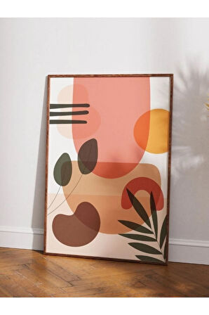 Bohem Minimalist Tasarım, Boho Sanatı Posterleri, Özel Tasarım Kağıt Poster