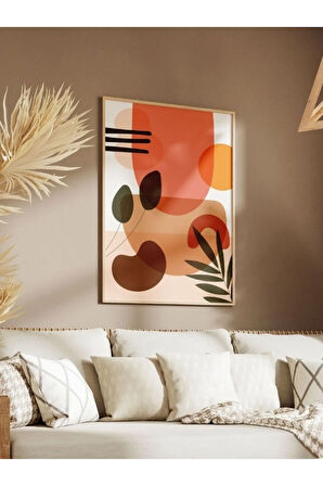 Bohem Minimalist Tasarım, Boho Sanatı Posterleri, Özel Tasarım Kağıt Poster