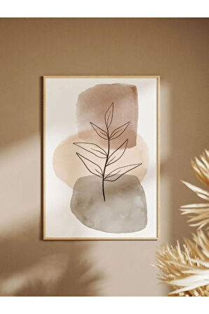 Bohem Minimalist Tasarım, Boho Sanatı Posterleri, Özel Tasarım Kağıt Poster