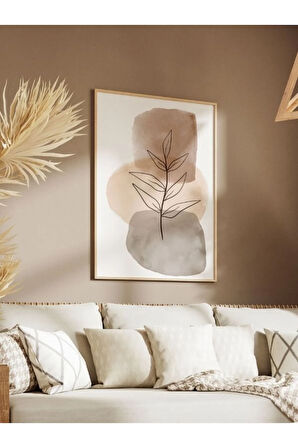 Bohem Minimalist Tasarım, Boho Sanatı Posterleri, Özel Tasarım Kağıt Poster