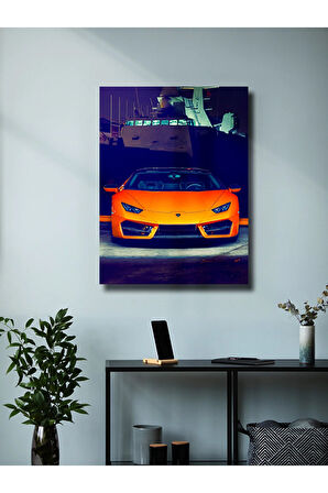Lamborghini, Eşsiz Tasarım Otomobil Posterleri, Özel Tasarım Kağıt Poster, Duvar Sanatı