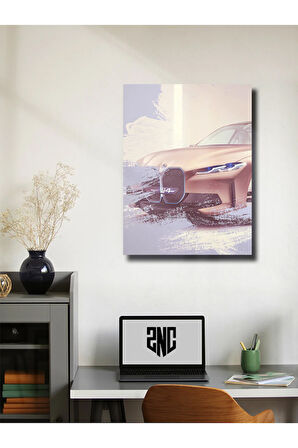 BMW İ4, Eşsiz Tasarım Otomobil Posterleri, Özel Tasarım Kağıt Poster, Duvar Sanatı