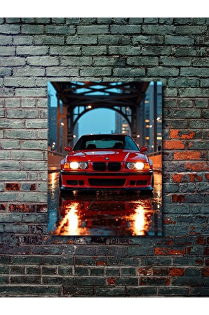 Bmw, Eşsiz Tasarım Otomobil Posterleri, Özel Tasarım Kağıt Poster