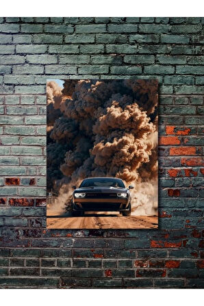 Challenger SRT - Dodge - Eşsiz Tasarım Otomobil Posterleri, Özel Tasarım Kağıt Poster