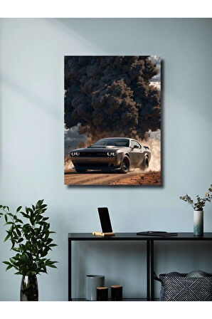 Challenger SRT - Dodge - Eşsiz Tasarım Otomobil Posterleri, Özel Tasarım Kağıt Poster