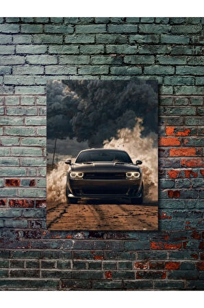 Challenger SRT - Dodge - Eşsiz Tasarım Otomobil Posterleri, Özel Tasarım Kağıt Poster