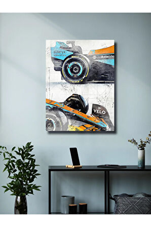 Formula 1 Poster, Eşsiz Tasarım Otomobil Posterleri, Özel Tasarım Kağıt Poster