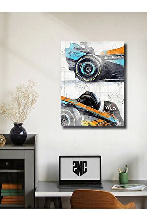 Formula 1 Poster, Eşsiz Tasarım Otomobil Posterleri, Özel Tasarım Kağıt Poster