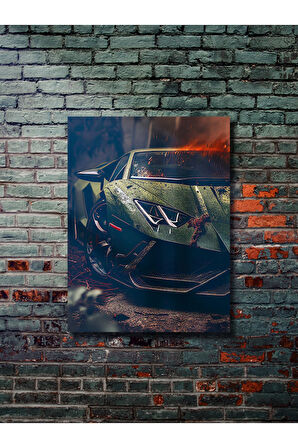 LAMBORGHİNİ - Cars Posterleri, Özel Tasarım Kağıt Poster, Duvar Sanatı
