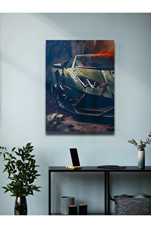LAMBORGHİNİ - Cars Posterleri, Özel Tasarım Kağıt Poster, Duvar Sanatı