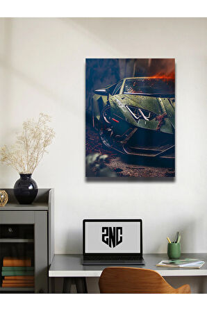 LAMBORGHİNİ - Cars Posterleri, Özel Tasarım Kağıt Poster, Duvar Sanatı