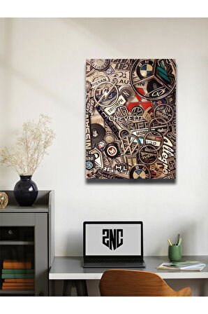 Karma Logo - Cars Posterleri, Özel Tasarım Kağıt Poster, Duvar Sanatı