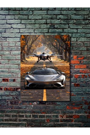 McLaren, Eşsiz Tasarım Otomobil Posterleri, Özel Tasarım Kağıt Poster