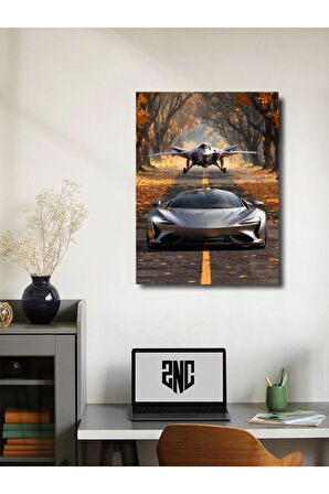 McLaren, Eşsiz Tasarım Otomobil Posterleri, Özel Tasarım Kağıt Poster