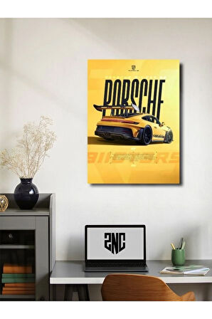 Porsche, Eşsiz Tasarım Otomobil Posterleri, Özel Tasarım Kağıt Poster