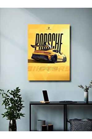 Porsche, Eşsiz Tasarım Otomobil Posterleri, Özel Tasarım Kağıt Poster