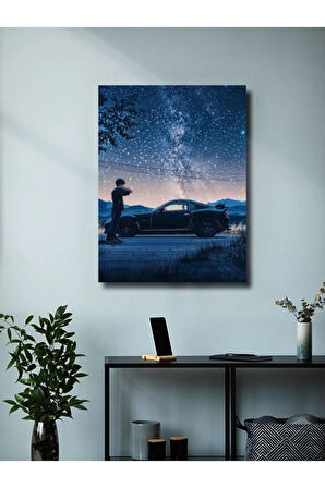 Supra - Toyota - Eşsiz Tasarım Otomobil Posterleri, Özel Tasarım Kağıt Poster