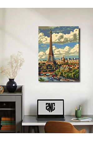 Fransa Paris, Şehir ve Seyahat, Özel Tasarım Kağıt Poster, Duvar Sanatı