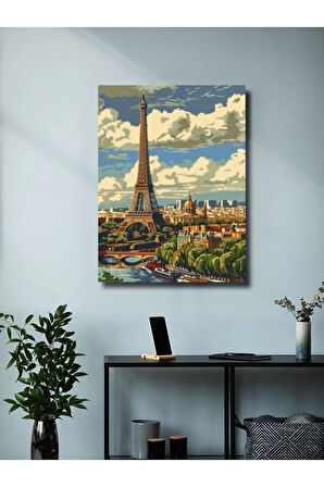 Fransa Paris, Şehir ve Seyahat, Özel Tasarım Kağıt Poster, Duvar Sanatı