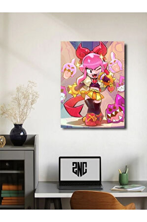 Brawl Stars, Eşsiz Tasarım Oyun, Karakter Posterleri, Özel Tasarım Kağıt Poster