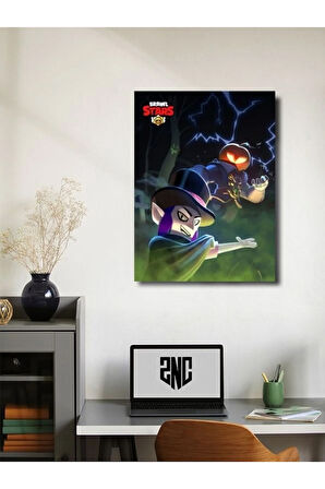 Brawl Stars, Eşsiz Tasarım Oyun, Karakter Posterleri, Özel Tasarım Kağıt Poster