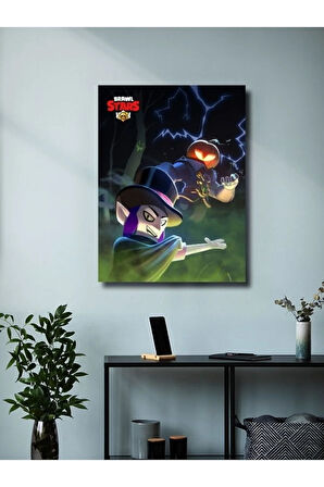 Brawl Stars, Eşsiz Tasarım Oyun, Karakter Posterleri, Özel Tasarım Kağıt Poster