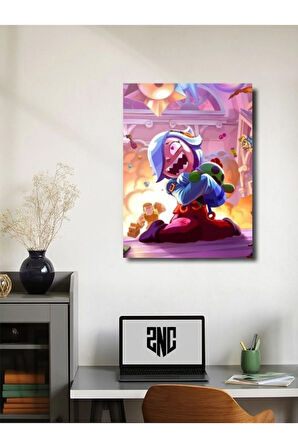 Brawl Stars, Eşsiz Tasarım Oyun, Karakter Posterleri, Özel Tasarım Kağıt Poster