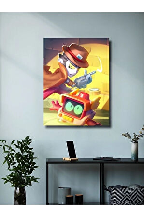 Brawl Stars, Eşsiz Tasarım Oyun, Karakter Posterleri, Özel Tasarım Kağıt Poster