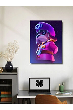 Brawl Stars, Eşsiz Tasarım Oyun, Karakter Posterleri, Özel Tasarım Kağıt Poster