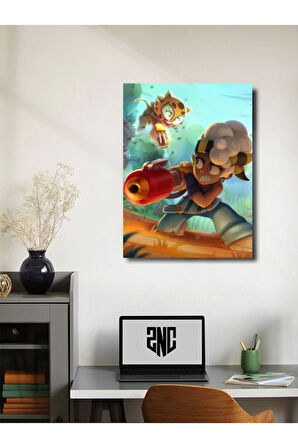 Brawl Stars, Eşsiz Tasarım Oyun, Karakter Posterleri, Özel Tasarım Kağıt Poster