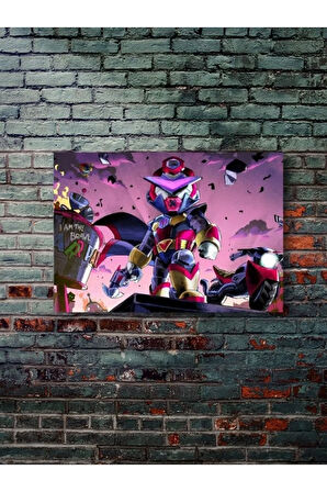 Brawl Stars, Eşsiz Tasarım Oyun, Karakter Posterleri, Özel Tasarım Kağıt Poster