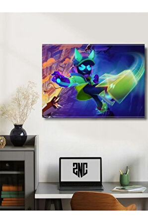 Brawl Stars, Eşsiz Tasarım Oyun, Karakter Posterleri, Özel Tasarım Kağıt Poster