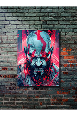 Kratos - God Of War - Gaming Posterleri, Özel Tasarım Kağıt Poster, Duvar Sanatı