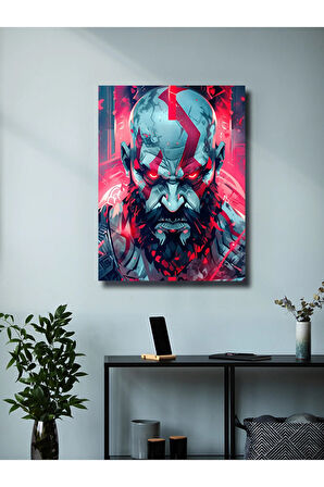 Kratos - God Of War - Gaming Posterleri, Özel Tasarım Kağıt Poster, Duvar Sanatı