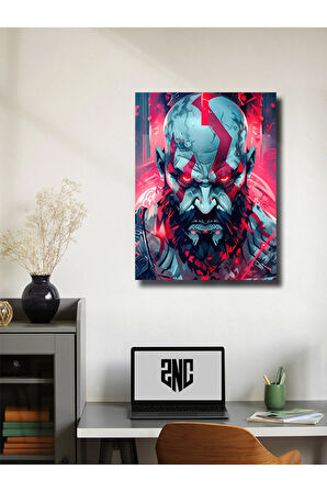 Kratos - God Of War - Gaming Posterleri, Özel Tasarım Kağıt Poster, Duvar Sanatı